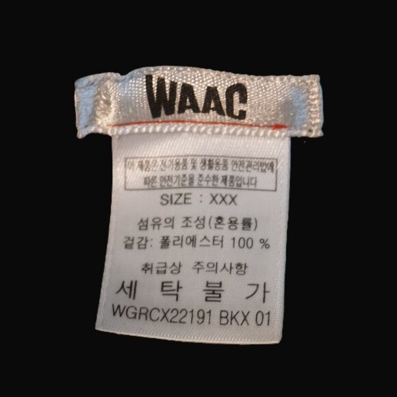 WAAC Black Logo Visor with 3D Embroidered Front New Era Men’s OSFM - Picture 13 of 13